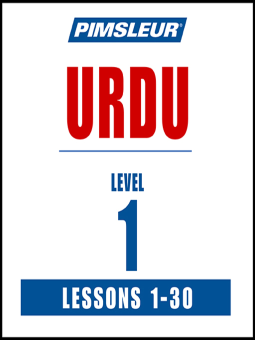 Title details for Pimsleur Urdu Level 1 by Pimsleur - Available